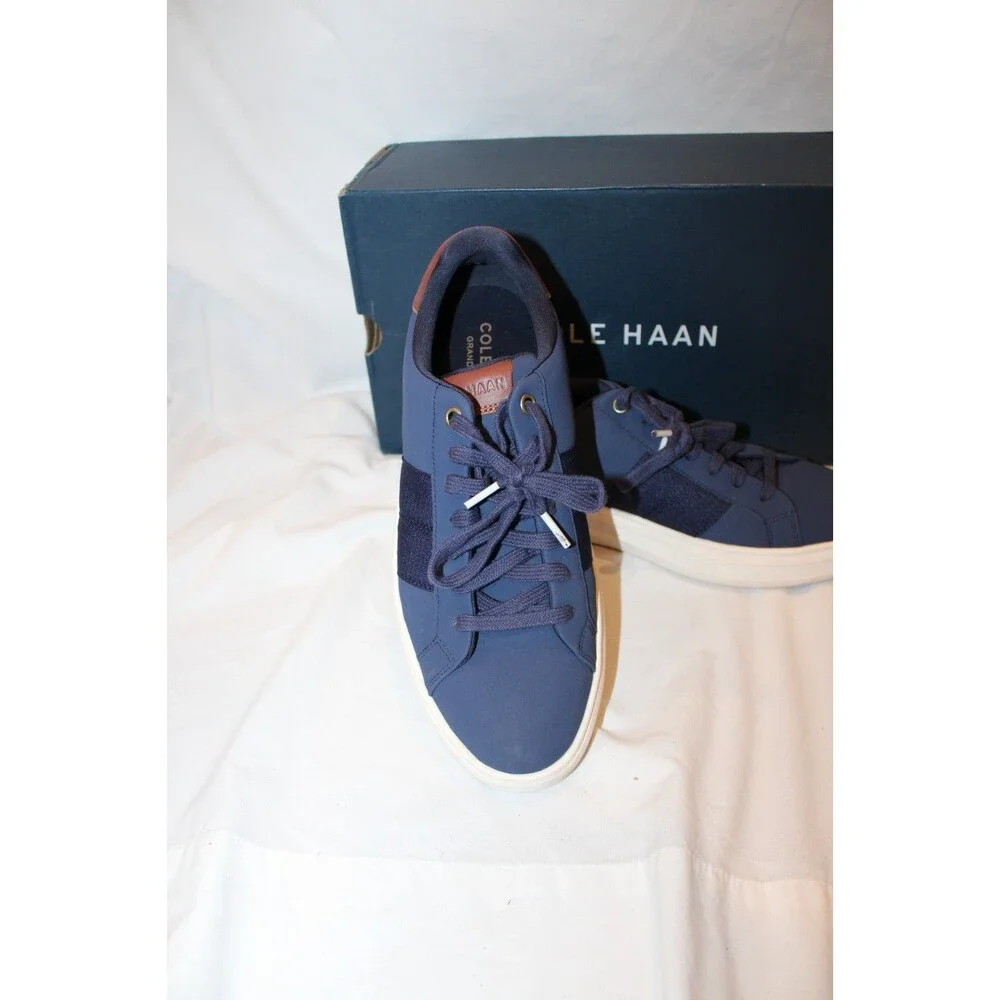 Cole Haan Men's Grand Crosscourt Premier Sneakers $200 NEW‎ 9 WIDE BLUE